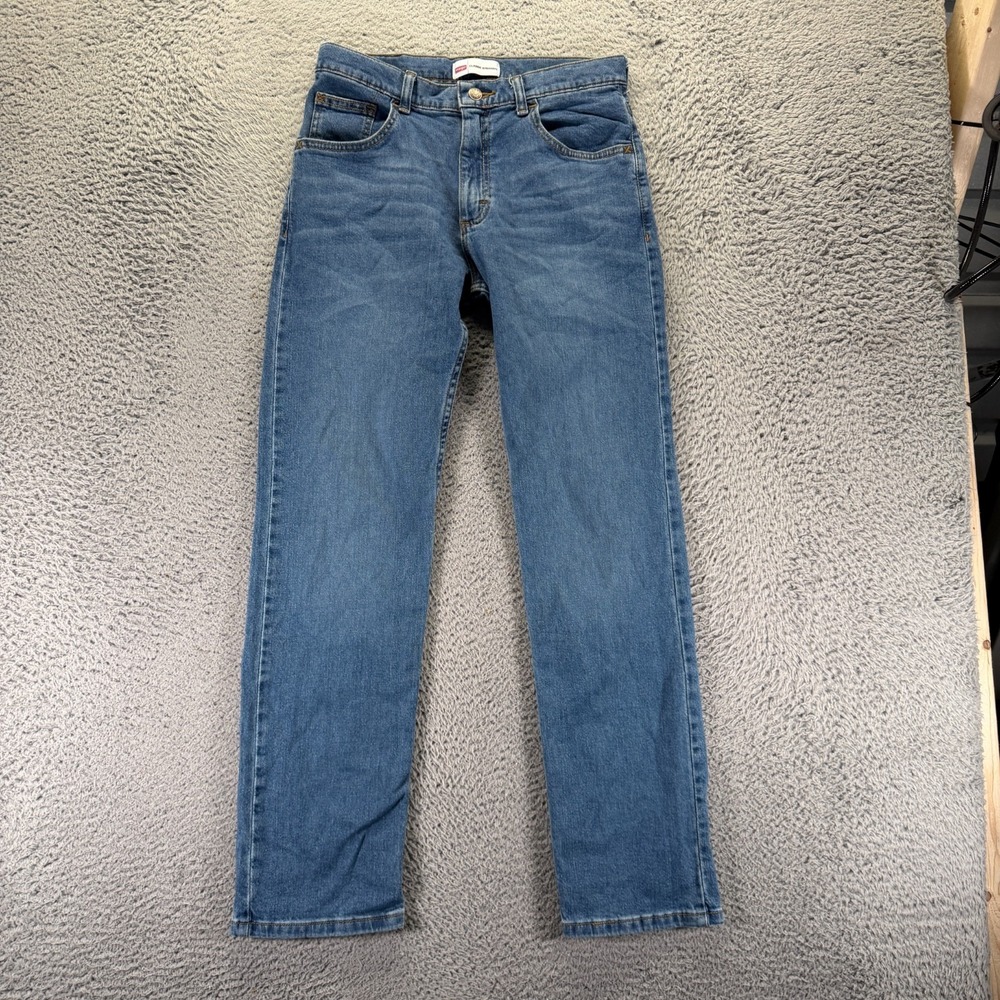 Wrangler Jeans Boy 16 Blue Cotton Denim Straight Classic Travel Workwear Stretch